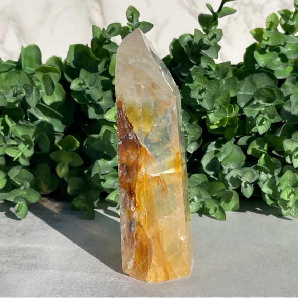 Golden Healer Tower | Yellow Hematoid Quartz - Picture 5 of 17